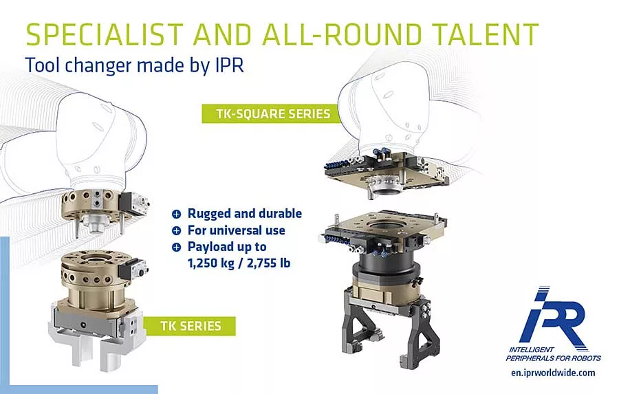 Tool Changer from IPR Robotics